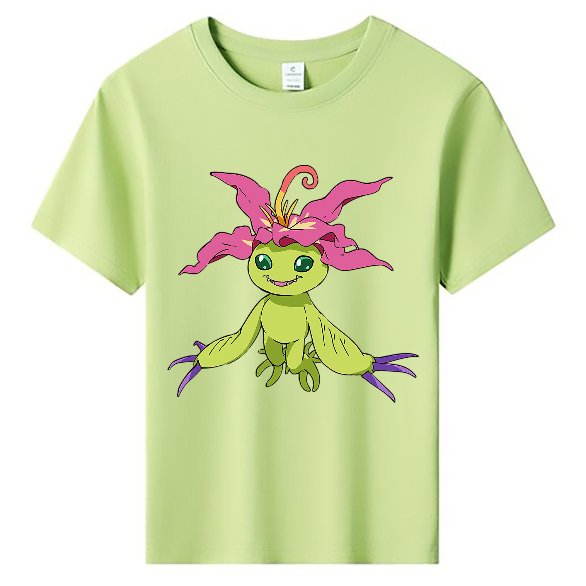 （画像用） Digimon デジタルモンスター/デジモン 綿100％キッズTシャツ（フロントプリント）